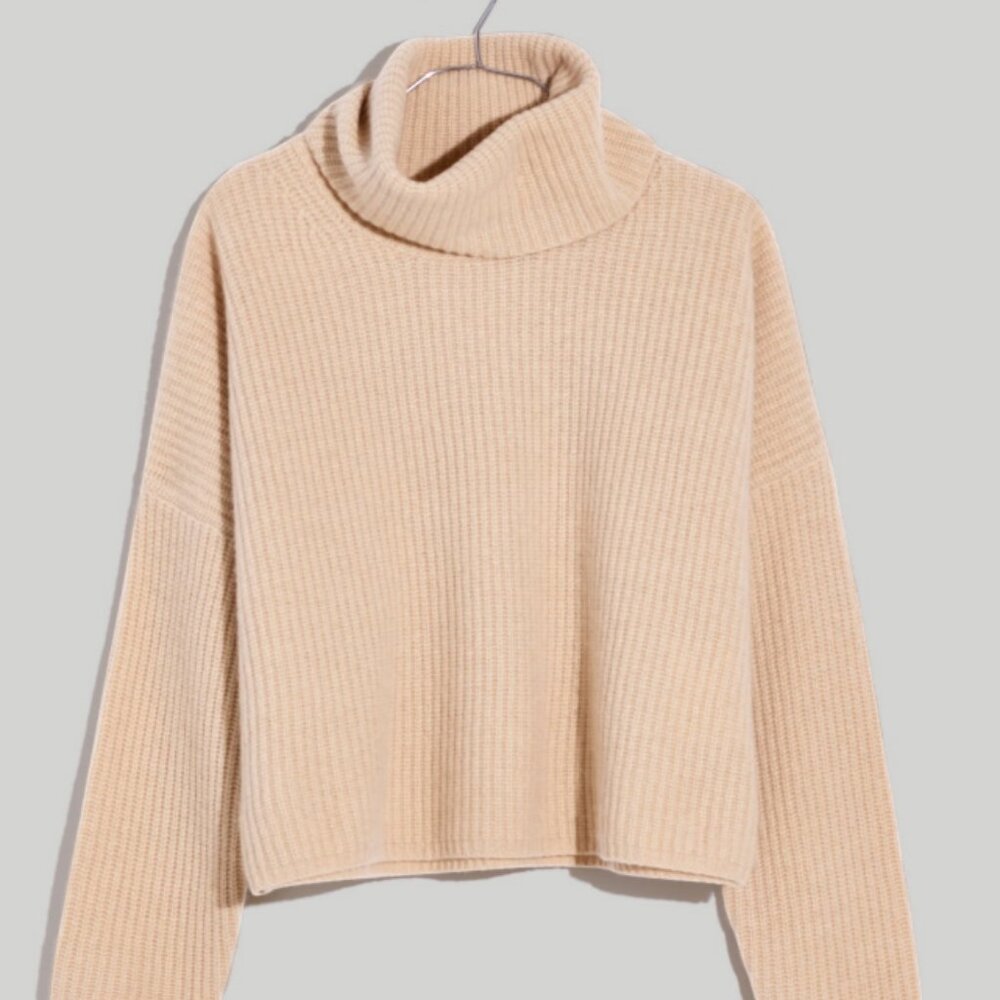 Madewell (Re)Sourced Cashmere Turtleneck Sweater - M